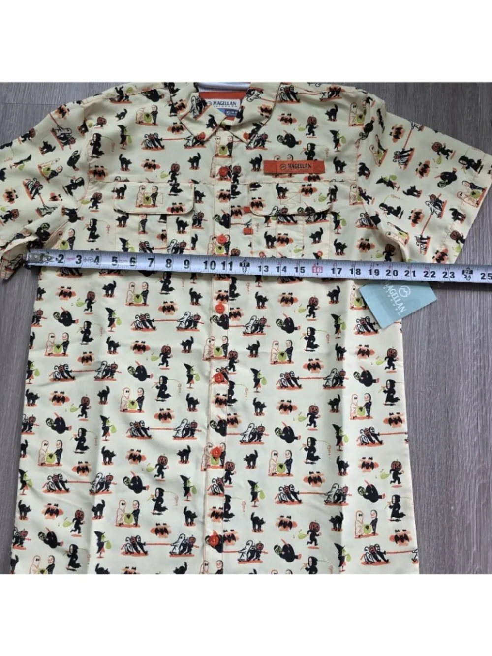 Magellan Boys‎ XL 18-20 Halloween Fishing Shirt Button Up